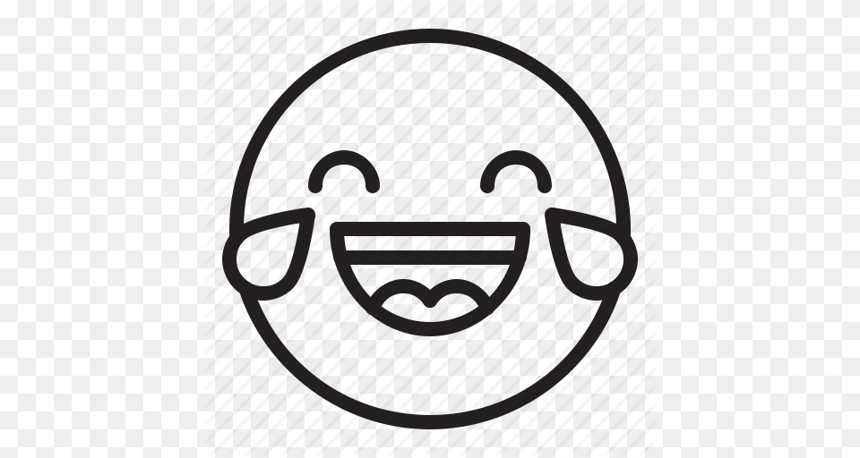 Cry Emoji Emoticon Happy Laugh Smile Tear Icon, Gate, American Football, Football, Person Png Image