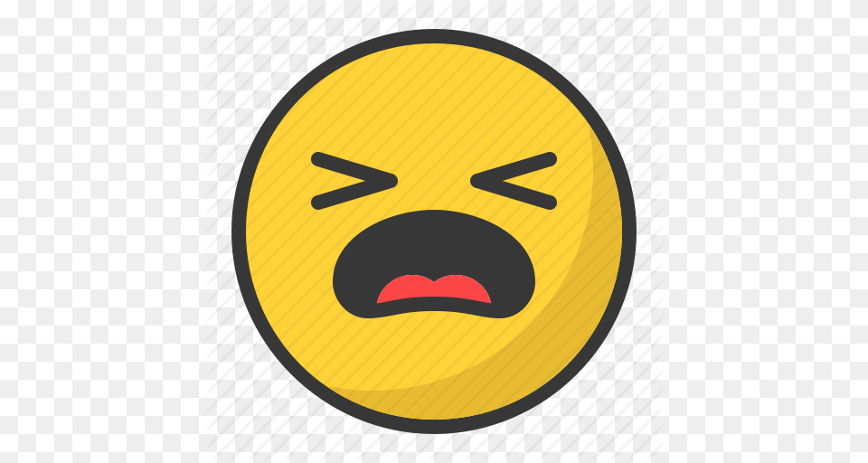 Cry Emoji Emoticon Hurt Pain Sad Icon, Logo, Head, Person, Face Free Png Download