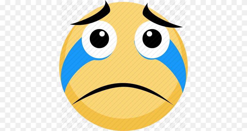 Cry Emoji Emotion Facebook Sad Sadness Icon, Sphere Free Png Download