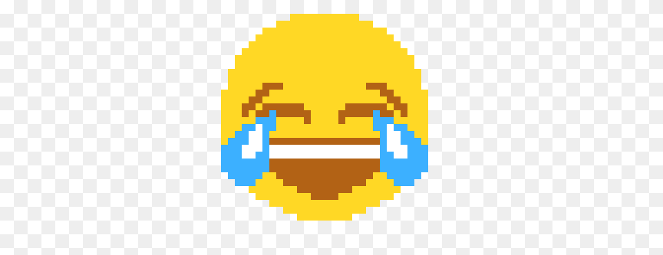 Cry Of Joy Emoji Pixel Art Maker, Brush, Device, Tool Free Png Download