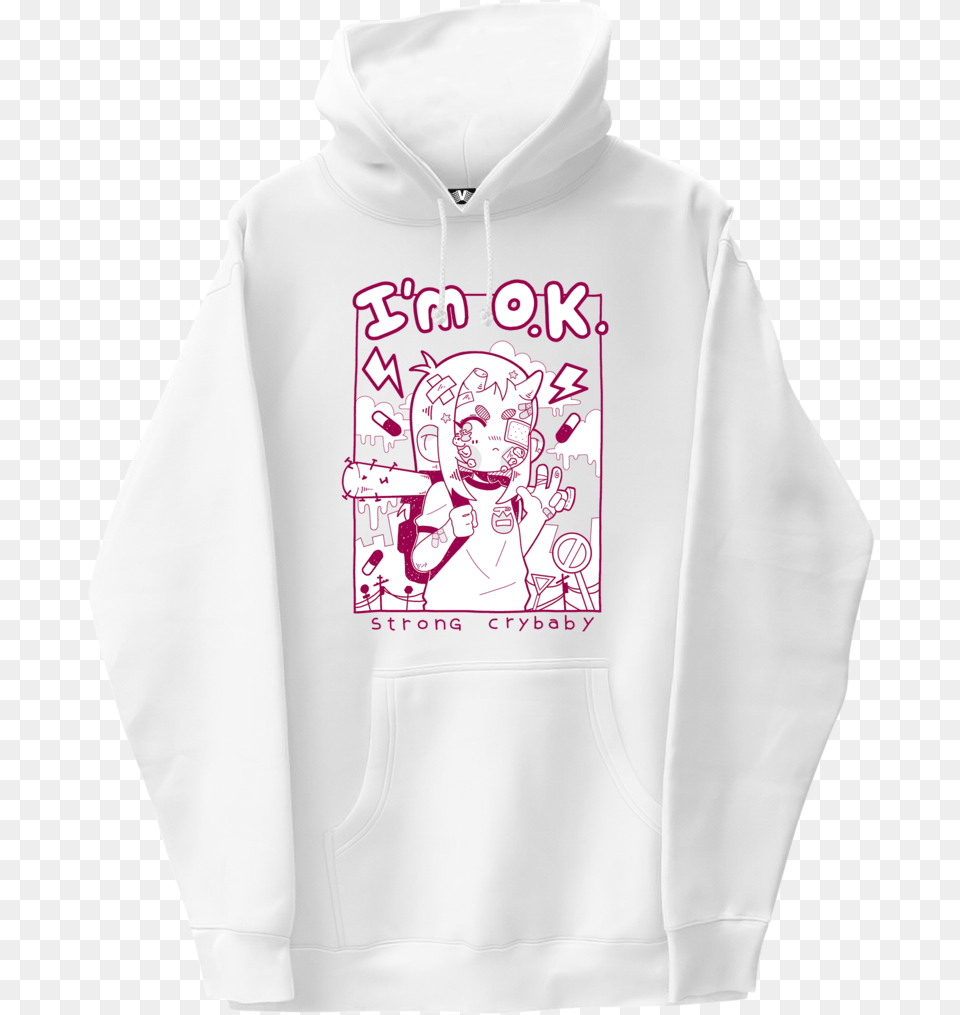 Crybaby Hoodie Crybaby Hoodie, Sweatshirt, Sweater, Knitwear, Clothing Free Transparent Png