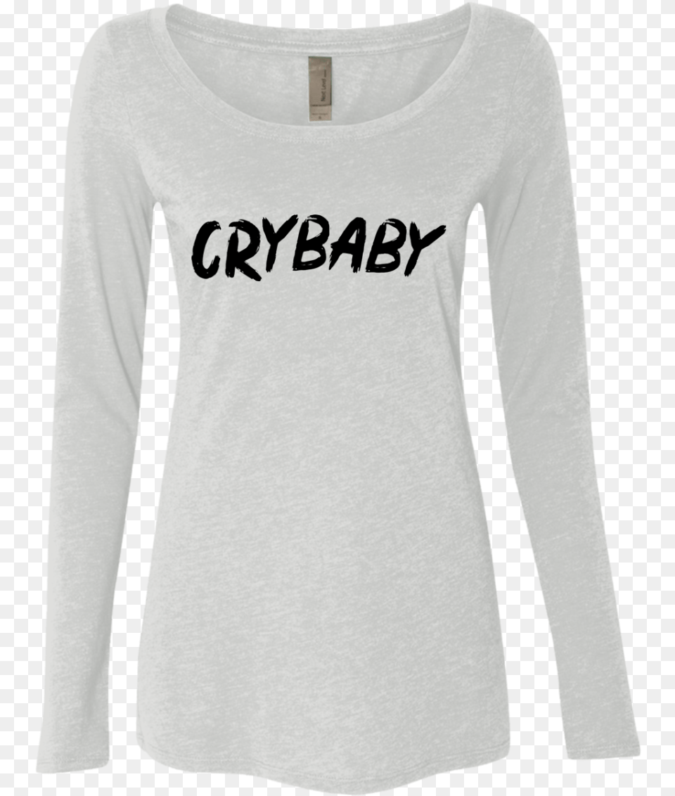 Crybaby Women S Long Sleeve Tee Long Sleeved T Shirt, Clothing, Long Sleeve, T-shirt, Person Free Png