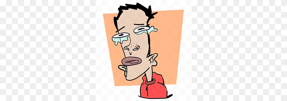 Crying Cartoon, Person, Face, Head Free Transparent Png