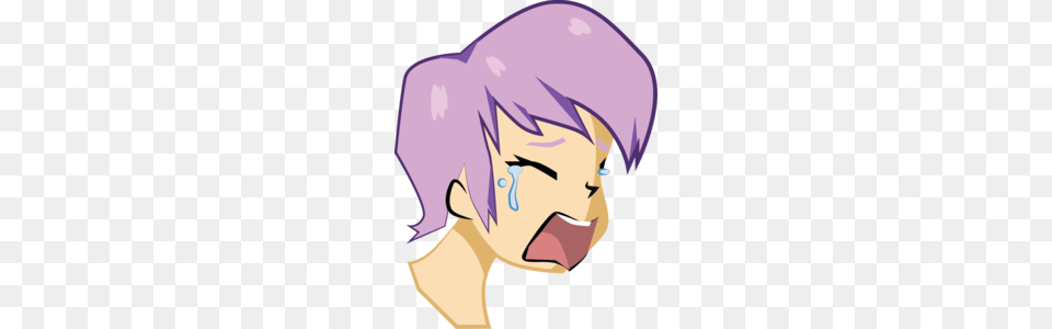 Crying Anime Boy Images, Book, Comics, Publication, Baby Free Png Download