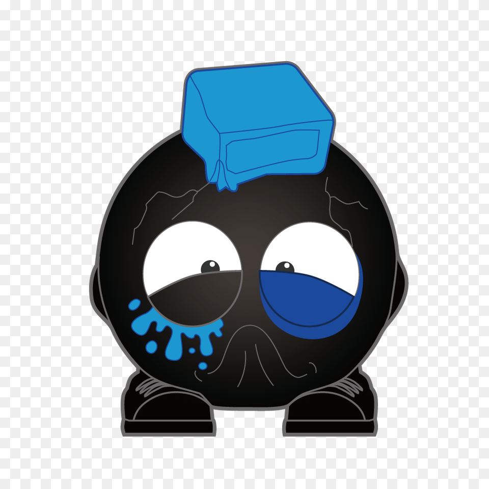 Crying Black Ball Smashers, Sphere, Ammunition, Grenade, Weapon Free Transparent Png