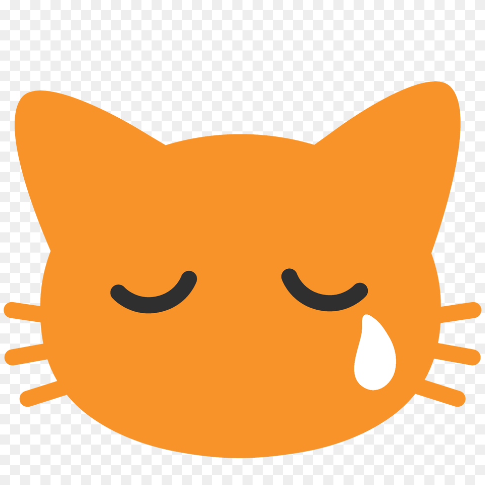 Crying Cat Emoji Clipart, Animal, Mammal, Pet, Fish Png