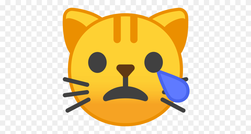 Crying Cat Face Emoji Png Image