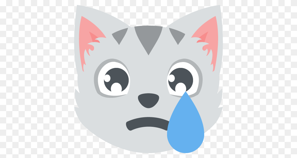 Crying Cat Face Emoji For Facebook Email U0026 Sms Id 1333 Crying Cat Emoji, Animal, Mammal, Pet, Baby Free Transparent Png