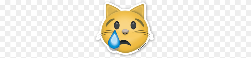 Crying Cat Face Totally Me Emoji Emoji, Clothing, Hardhat, Helmet, Animal Free Png Download