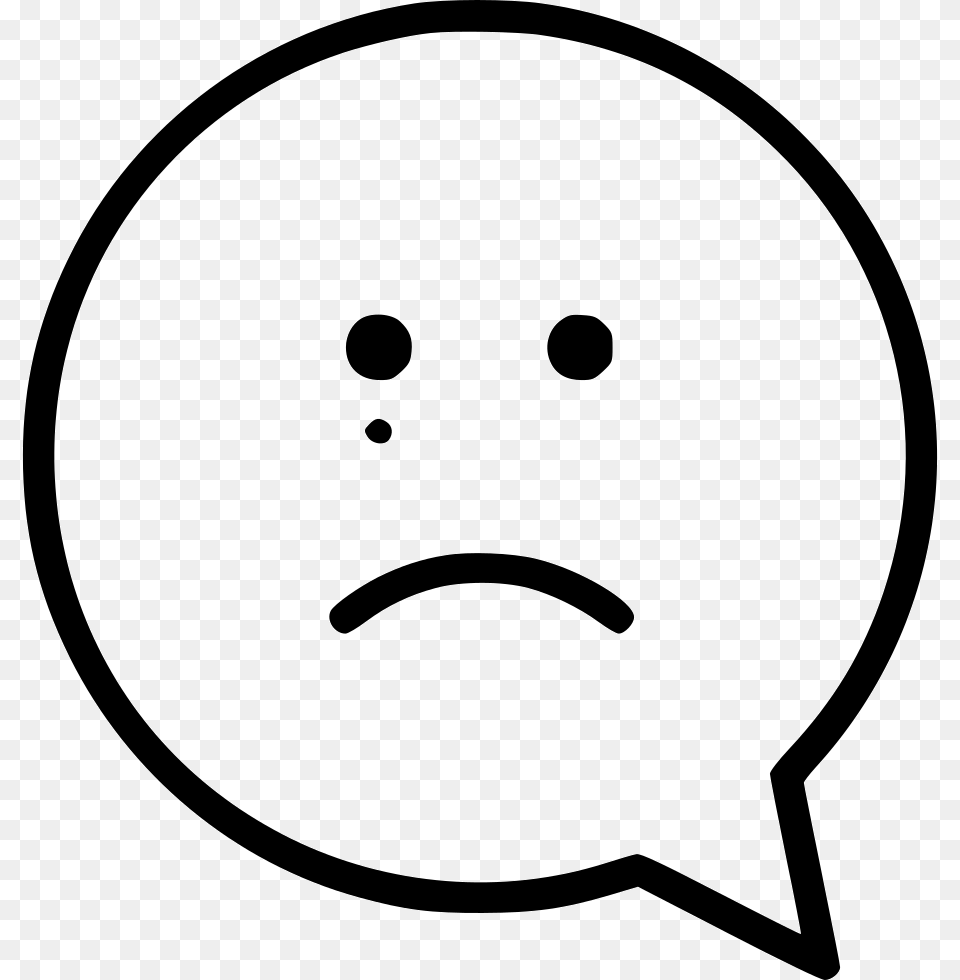 Crying Comments Smiley, Cap, Clothing, Hat, Stencil Free Png Download