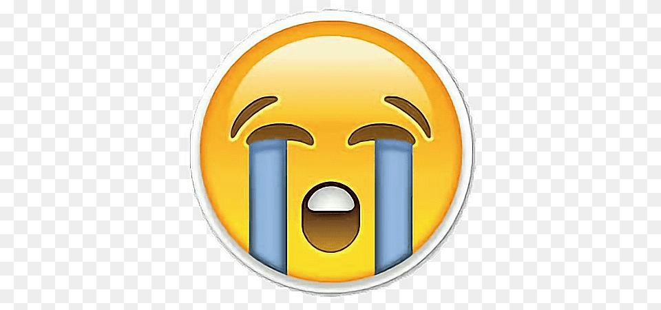 Crying Emoji, Logo, Badge, Symbol Free Png