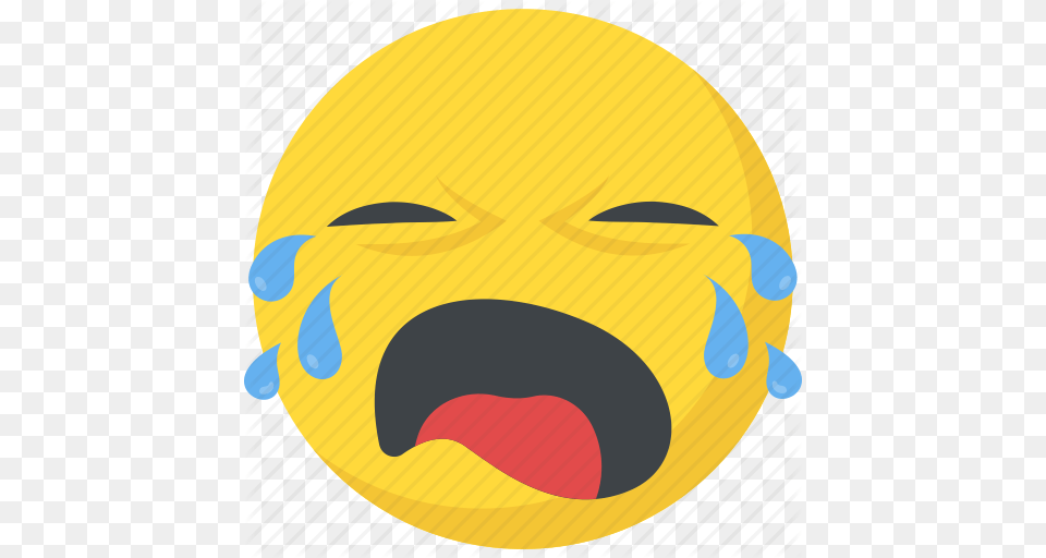 Crying Emoji Emoticon Sad Face Unhappy Weeping Icon, Head, Person Png