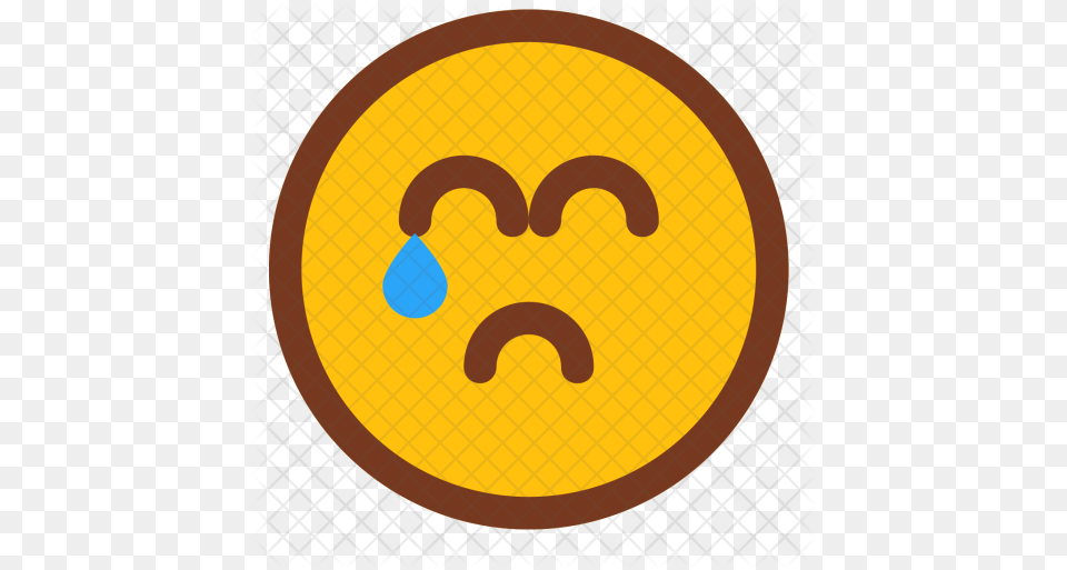 Crying Emoji Icon Circle, Symbol, Logo Free Png