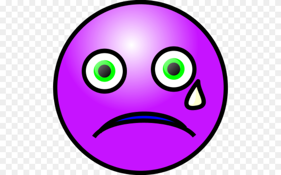 Crying Face Clipart Purple Cry Emoji, Disk, Egg, Food Free Transparent Png