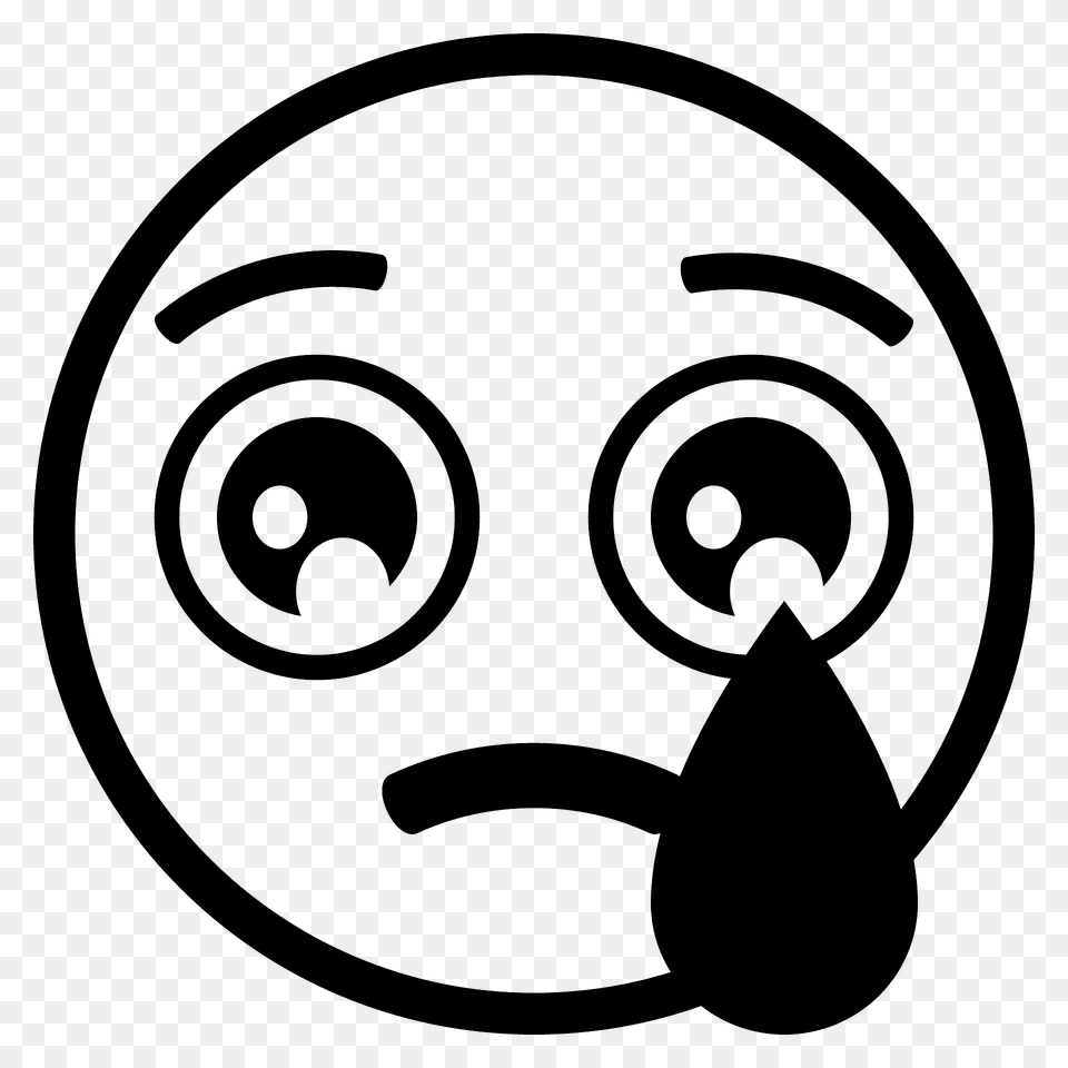 Crying Face Emoji Clipart Png Image