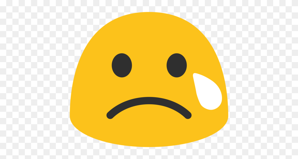 Crying Face Emoji Crying Emoji, Helmet, Clothing, Hardhat, Hat Png Image