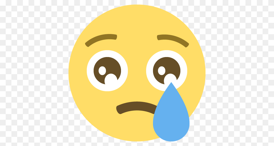 Crying Face Emoji For Facebook Email Crying Face Emoji, Astronomy, Moon, Nature, Night Free Png Download