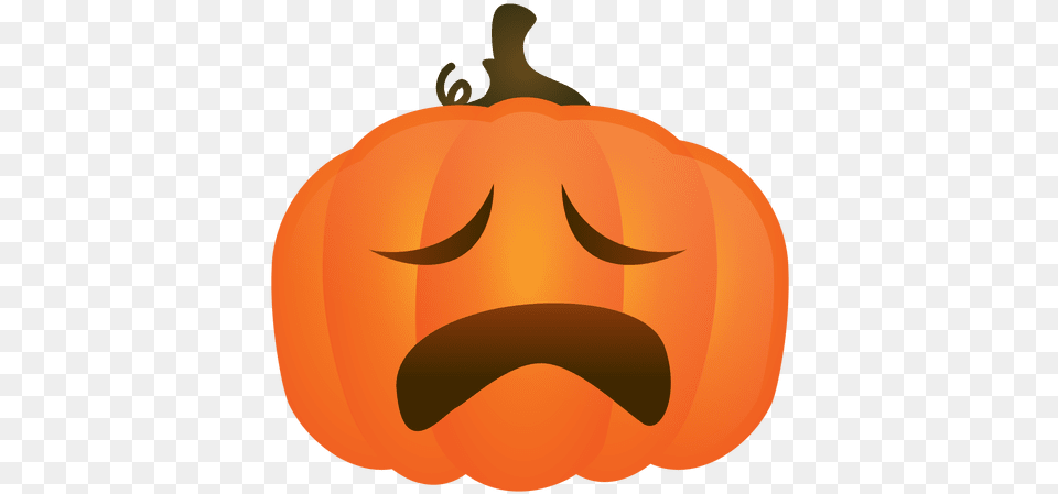 Crying Halloween Pumpkin Ad Sponsored Laughing Pumpkin, Food, Plant, Produce, Vegetable Free Png Download