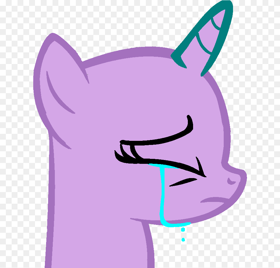 Crying In Sadness Base By Irdinahaiza On Clipart Library Pony Crying Base, Animal, Fish, Sea Life, Shark Free Png Download
