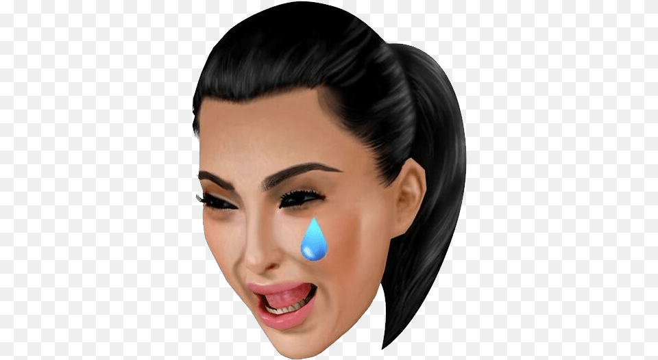 Crying Kim Kardashian Kim Kardashian Cry, Adult, Woman, Person, Head Png Image