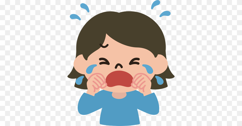 Crying Lady Vector, Baby, Person, Body Part, Finger Free Png