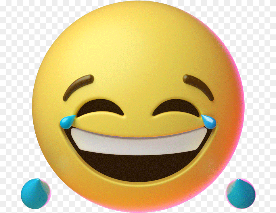 Crying Laughing Emoji Gif Meme, Sphere Free Transparent Png