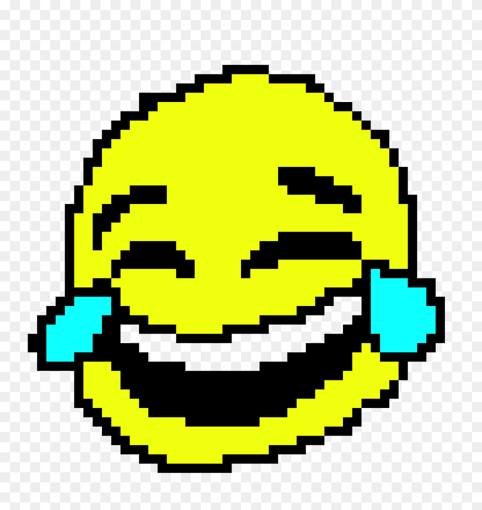 Crying Laughing Emoji Pixel Art Maker Png Image