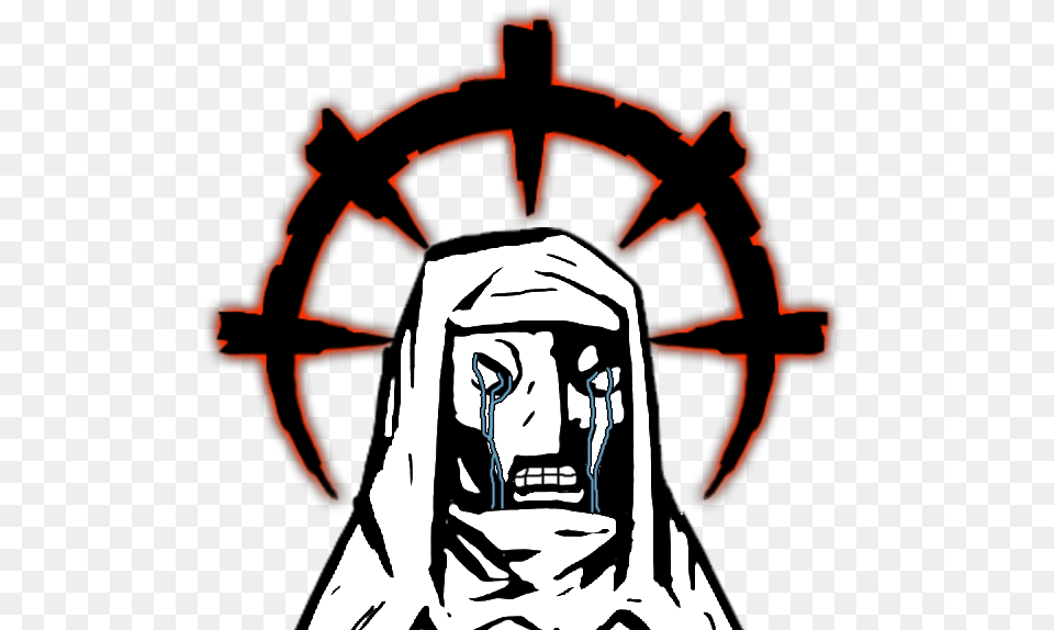 Crying Leper Darkest Dungeon Know Your Meme, Stencil, Adult, Male, Man Png