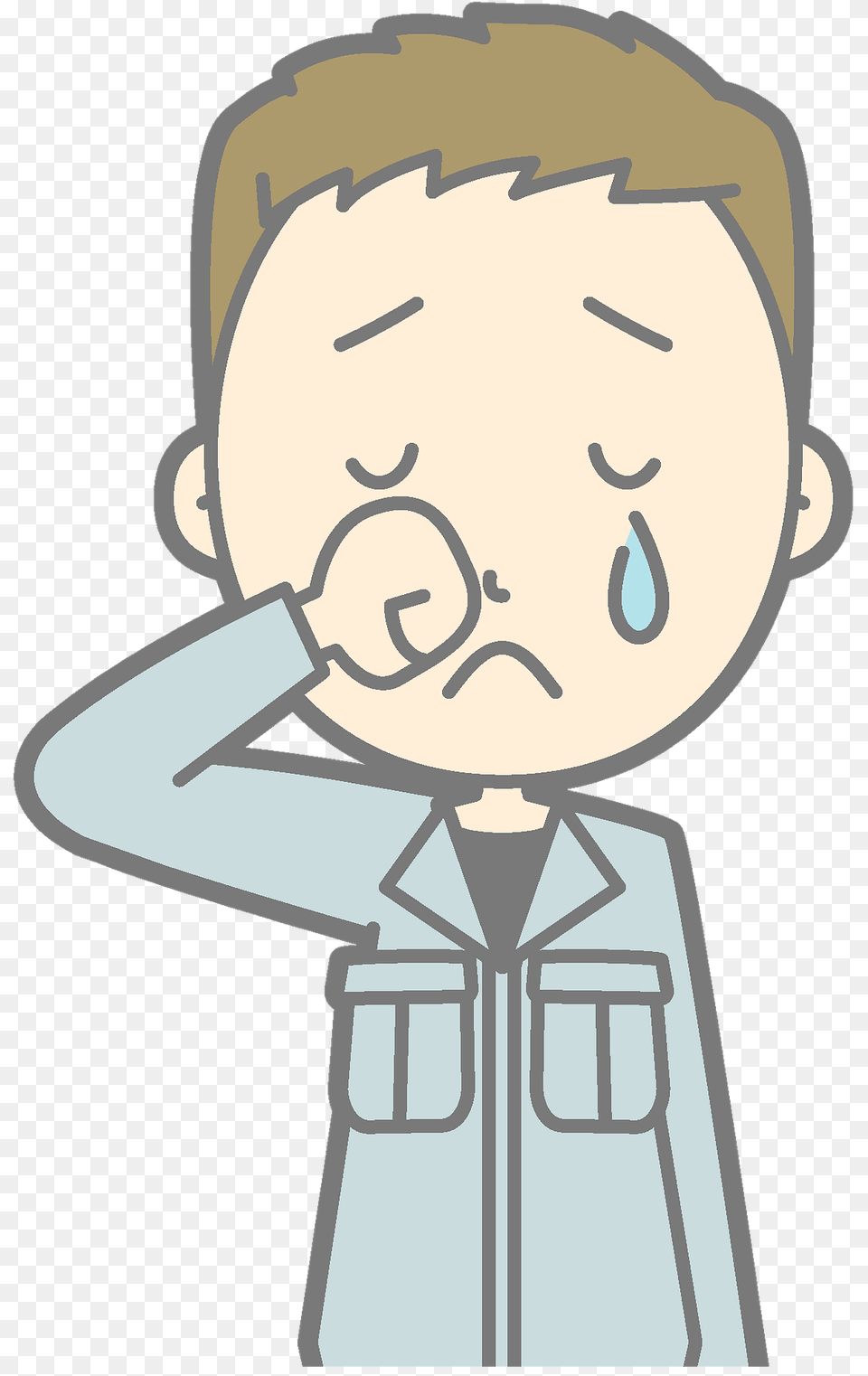 Crying Male Clipart, Clothing, Coat, Photography, Face Free Png Download