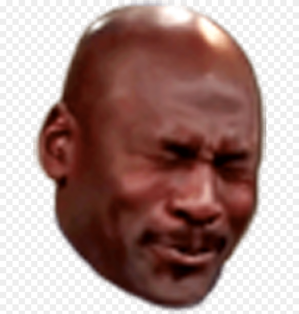 Crying Mj Christmas Sweater Michael Jordan, Face, Person, Head, Adult Free Transparent Png