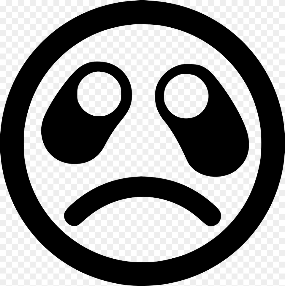 Crying Sad Emoticon Comments Action Game Icon, Stencil, Ammunition, Grenade, Weapon Free Transparent Png