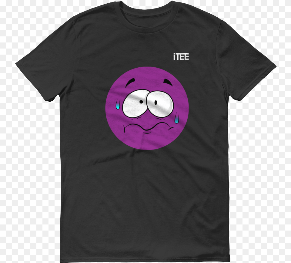 Crying Smiley Lightweight Fashion Short Sleeve T Shirt T Shirt, Clothing, T-shirt Free Transparent Png