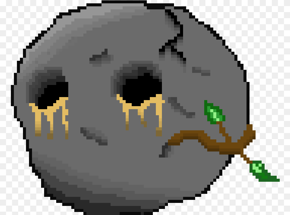 Crying Tears Emoji Pensativo Pixel Art Png Image