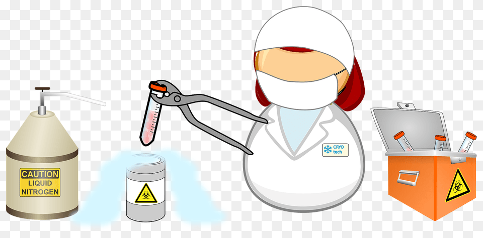 Cryogenic Facility Worker Clipart, Clothing, Coat, Cleaning, Person Png Image