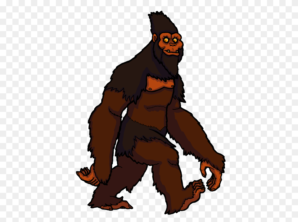 Cryptid The Common Sasquatch Horror Flora, Adult, Person, Man, Male Png