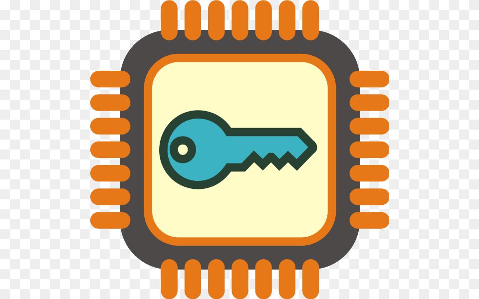 Crypto Chip Clip Arts Unix Security, Key Free Transparent Png