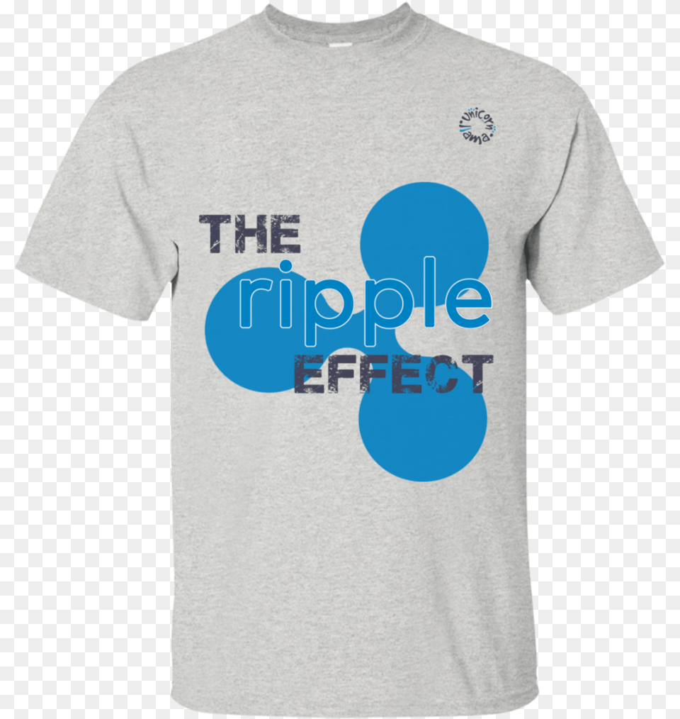 Crypto T Shirt Funny The Ripple Effect Active Shirt, Clothing, T-shirt Free Png