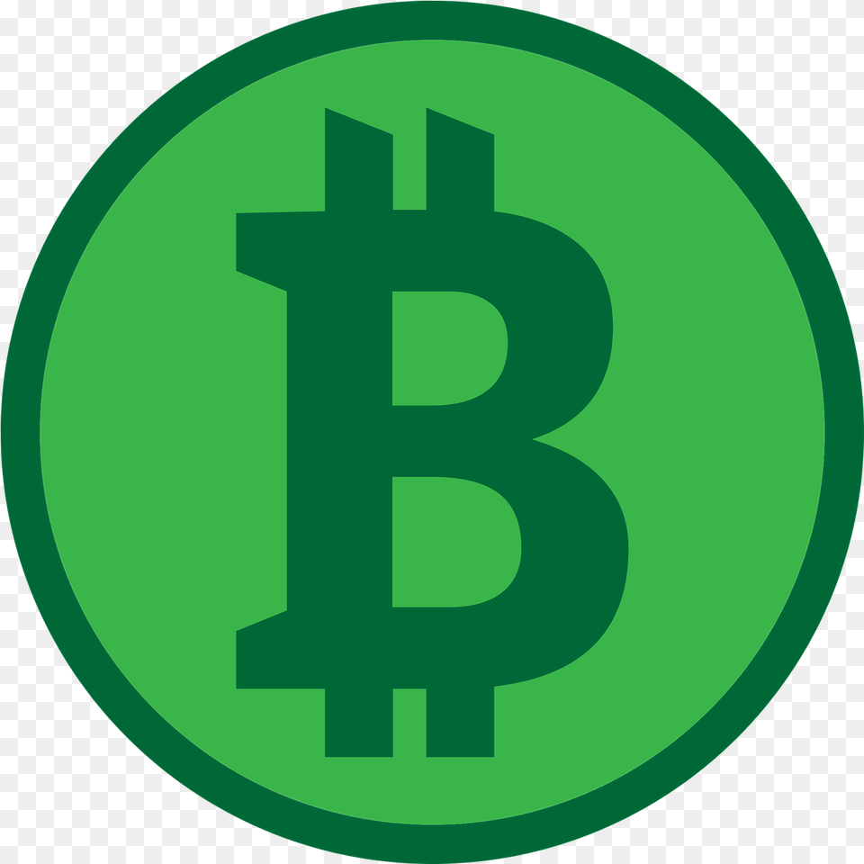 Cryptocurrency Bitcoin Currency Bitcoin Green, Logo, Symbol, Text, First Aid Free Png
