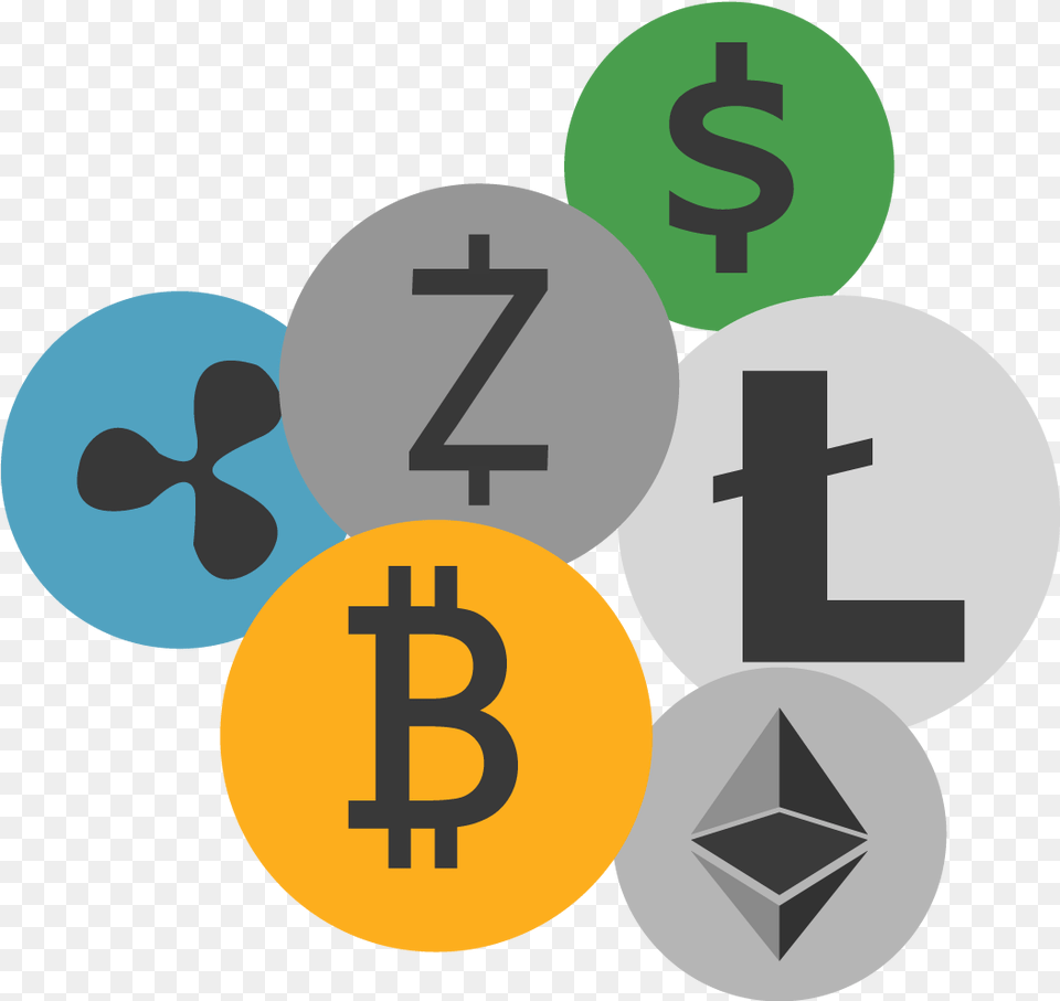 Cryptocurrency Cryptocurrency, Symbol, Cross, Number, Text Free Transparent Png