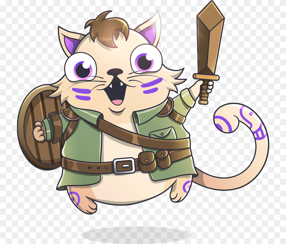 Cryptokitties, Sword, Weapon, Face, Head Free Transparent Png