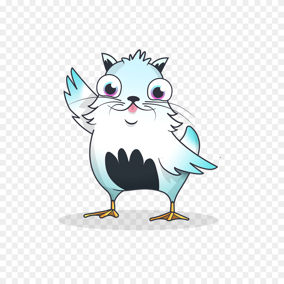 Cryptokitty Bird, Animal, Jay, Cartoon, Fish Free Png