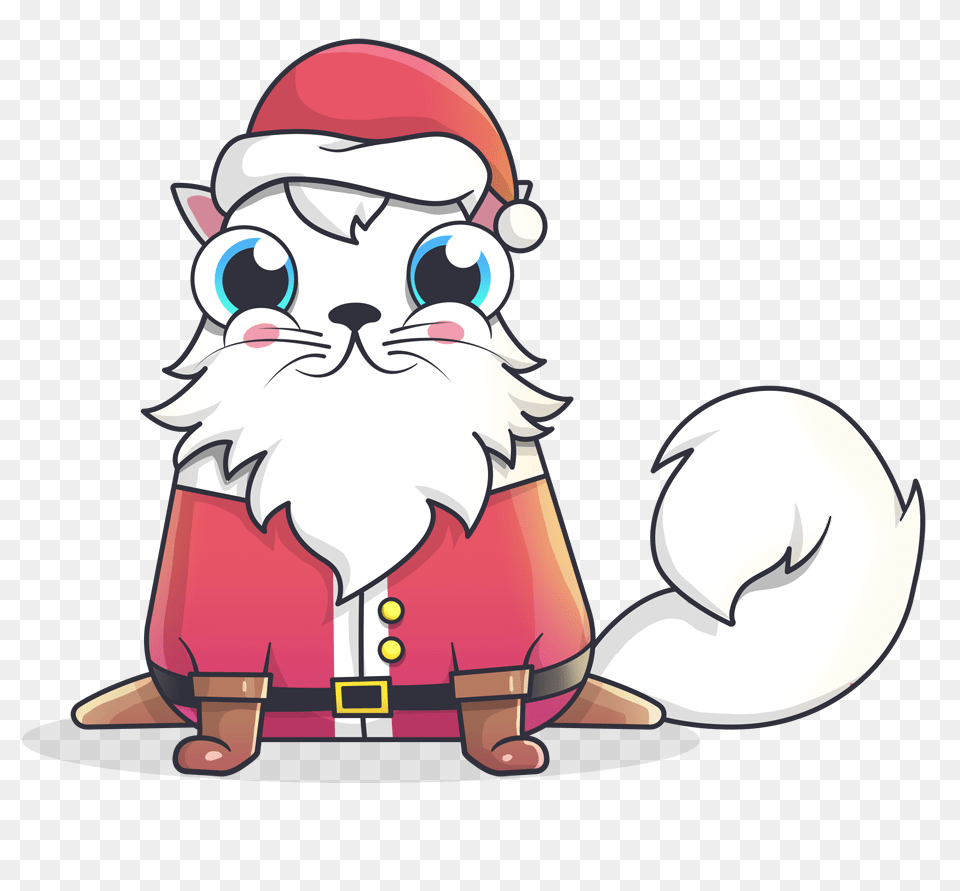 Cryptokitty Santa Claus, Cartoon, Baby, Person Png Image