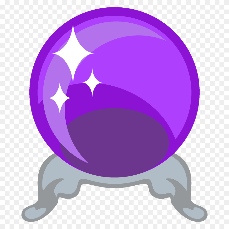 Crystal Ball Emoji Clipart, Clothing, Hat, Purple, Balloon Free Transparent Png