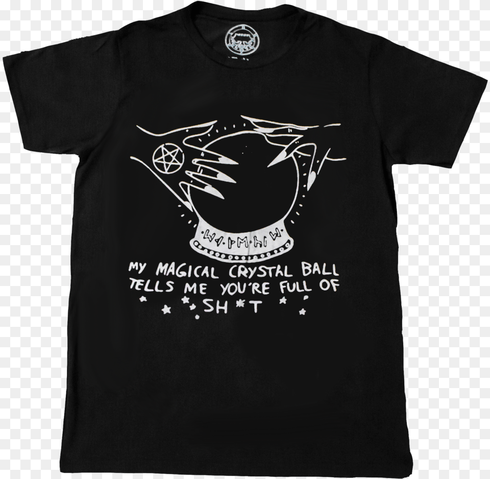Crystal Ball T Shirt Occult Satanic Belial Clothing Hot Ones T Shirt, T-shirt Png