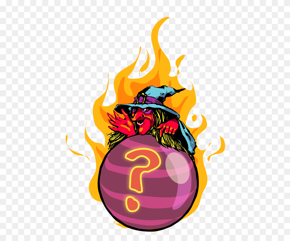 Crystal Ball Transparent Cartoon Jingfm Halloween Clip Art Borders, Fire, Flame, Baby, Person Png