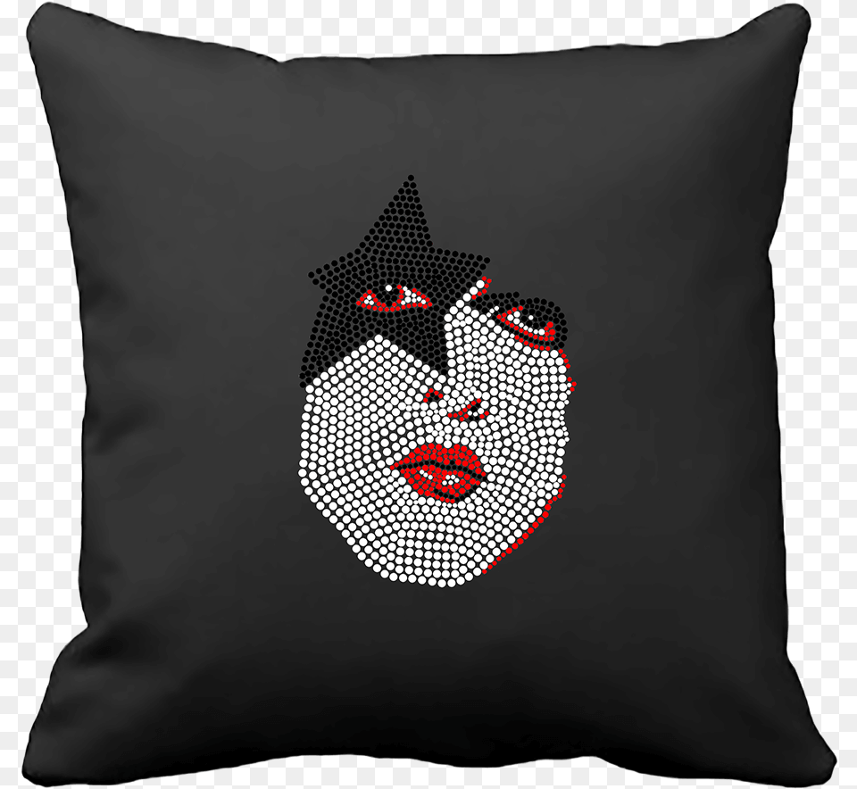 Crystal Bling Star Child Throw Pillow Cushion, Home Decor, Face, Head, Person Free Png Download