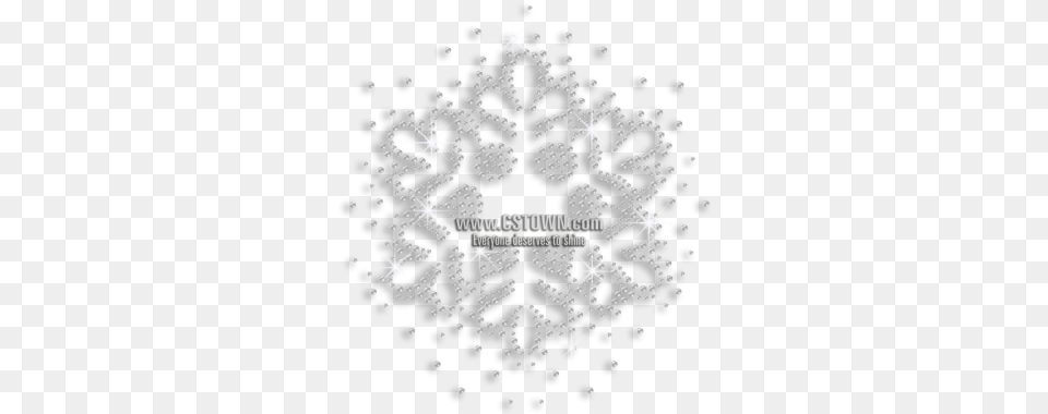 Crystal Christmas Snowflake Iron On Rhinestone Transfer Emblem, Nature, Outdoors, Chandelier, Lamp Png Image