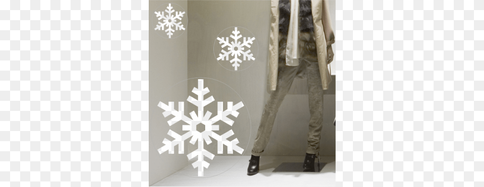 Crystal Classic Snowflake Sticker Snowflake Gift Tags, Clothing, Coat, Adult, Male Free Png