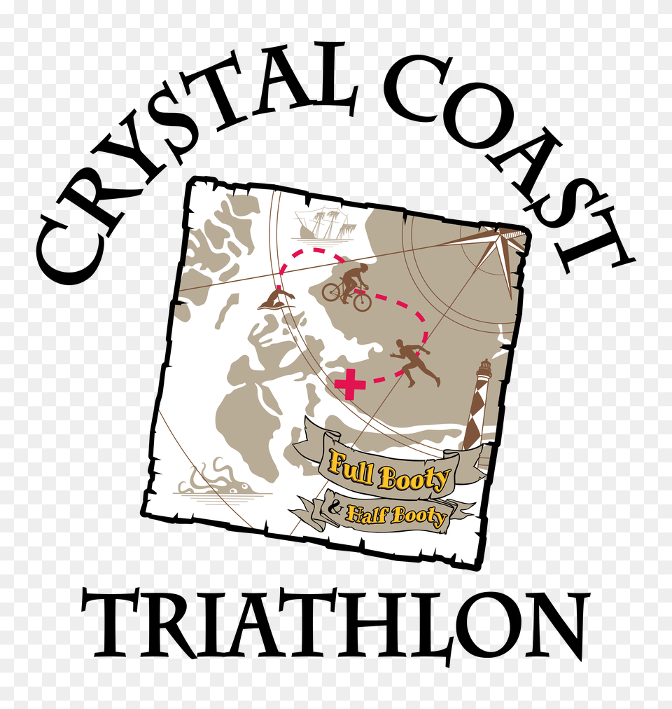 Crystal Coast Full And Half Booty Triathlon, Book, Publication, Flower, Plant Png Image