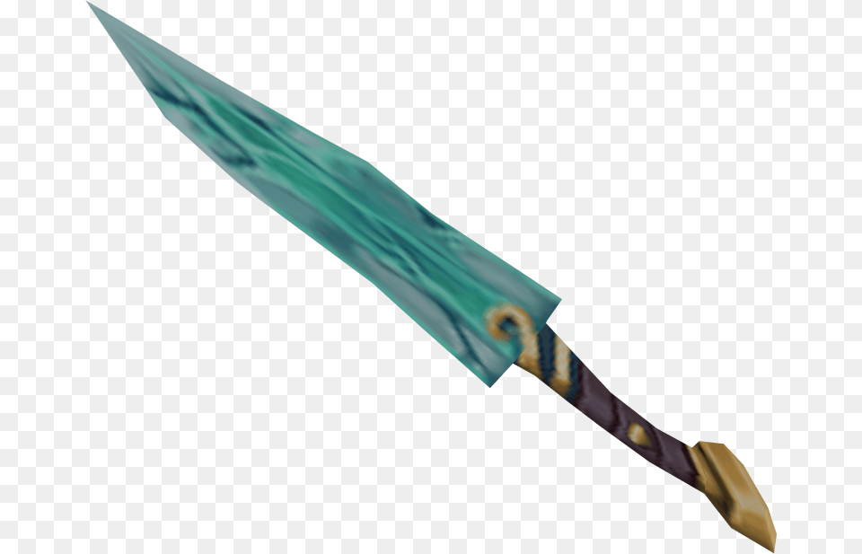Crystal Dagger, Blade, Knife, Sword, Weapon Png Image